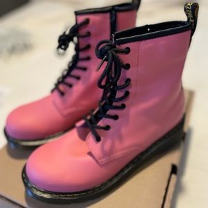 New Dr. Martens in acid pink